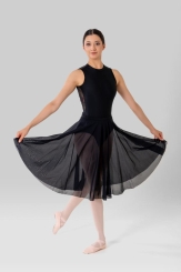 GYMO DANCEWEAR - Gymo Dancewear Bale Eteği Aris Black