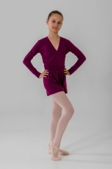 GYMO DANCEWEAR - Gymo Dancewear Örme Bolero Bordo