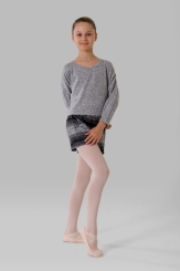 GYMO DANCEWEAR - Gymo Dancewear Warm Up Shorts Grey