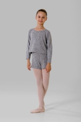 GYMO DANCEWEAR - Gymo Dancewear Warm Up Şort Gri