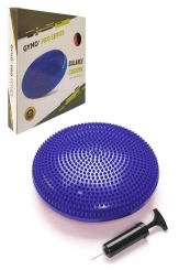  - Gymo Pompalı Denge Yastığı Balance Disk Denge Pedi 33cm Mavi