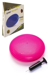  - Gymo Pompalı Denge Yastığı Balance Disk Denge Pedi 33cm Pembe