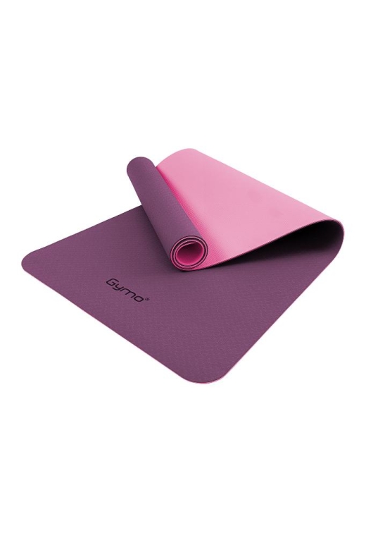 Gymo Ekolojik 6mm TPE Yoga Matı Pilates Minderi Mürdüm