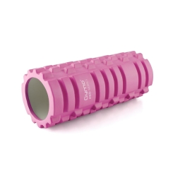 Gymo - Gymo Pro Series Foam Roller Pilates Masaj Rulosu Fuşya