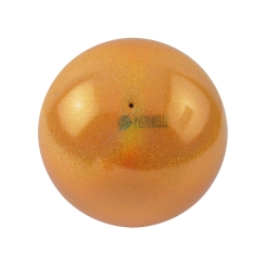 PASTORELLI - Pastorelli High Vision Ball 18cm Simli Ritmik Cimnastik Topu African Sunset