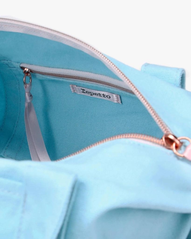 Repetto Small Glide Duffle Bag B0231M Sky Blue