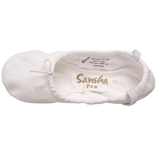 Sansha Ballet Slippers White